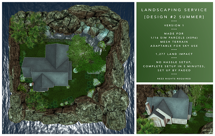 Second Life Marketplace - [F] Landscape 2 - Daffodil Lane - SUMMER - (1 ...